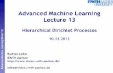 Advanced Machine Learning Lecture 13