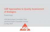 USP Approaches to Quality Assessment of Biologics