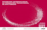 PROGRAMA INTERNACIONAL DE FORMACIÓN TRANSVERSAL