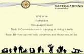 Welcome Reflection Group agreement Topic 9 Consequences of ...