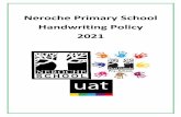 Neroche Primary School Handwriting Policy 2021
