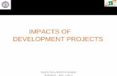 IMPACTS OF DEVELOPMENT PROJECTS