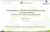 Institutions, Misfits and Biodiversity Conservation