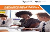 Middle Years Literacy and Numeracy Support initiative