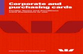 Corporate and purchasing cards - Westpac