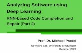 Deep Learning Analyzing Software using