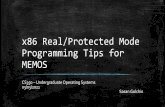 x86 Real/Protected Mode Programming
