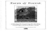 Farm and Forest Report - Cover and Table of Contents