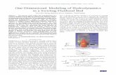 One-Dimensional Modeling of Hydrodynamics in a Swirling ...
