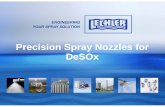 Precision Spray Nozzles for DeSOx - Mission Energy