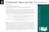 A Citizen Security Monitor - WOLA