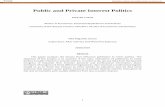 Public and Private Interest Politics