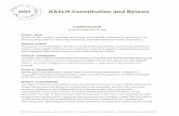 AASLH Constitution and Bylaws