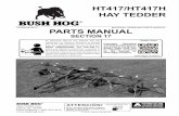 HT417/HT417H HAY TEDDER - Bush Hog