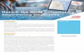 Unlock the HCM potential by empowering employees