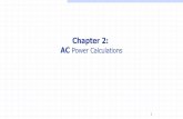 Chapter 2: AC Power Calculations