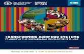 TRANSFORMING AGRIFOOD SYSTEMS