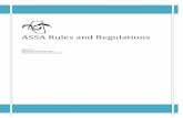 ASSA Rules and Regulations - Alberta Summer Swimming