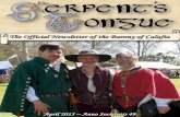 The Official Newsletter of the Barony of Calafia
