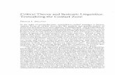 Critical Theory and Systemic Linguistics: Textualizing - JAC Online