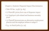 Chapter 3: Systemic Disparate Impact Discrimination Title ...
