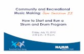 Community and Recreational Music Making: Jam Session II