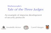 Sheherazade’s Tale of the Three Judges