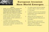 European Invasion New World Emerges