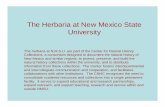 The Herbaria at New Mexico State University
