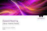 (Speed) Reading [Your name here] - myAdvantage Login