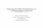 Improving the Odds of Student Success: Academic Supports ...