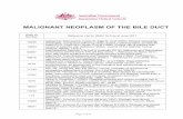 Reference list concerning malignant neoplasm of the bile duct