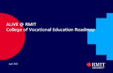 ALiVE @ RMIT College of Vocational Education Roadmap