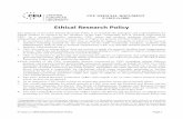 Ethical Research Policy - Official Documents