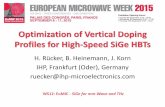 Optimization of Vertical Doping Profiles for High-Speed ...
