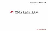 WaveLab LE 10.0.30 - Operation Manual
