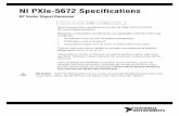 NI PXIe-5672 Specifications