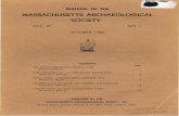 MASSACI-IUSETTS ARCI-IAEOLOGICAL SOCIETY