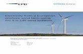 Electricity from a European onshore wind farm using SG 5.0 ...