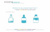 ALCOHOL INGREDIENTS LABELLING - Eurocare