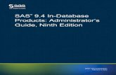 SAS 9.4 In-Database Products: Administrator's Guide, Ninth ...