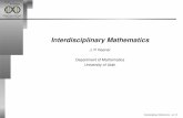 Interdisciplinary Mathematics