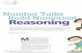 Number Talks Build Numerical Reasoning