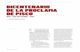 HISTORIA BICENTENARIO DE LA PROCLAMA DE PISCO