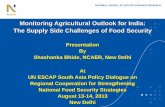 Monitoring Agricultural Outlook for India