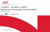 To RPO…Or Not To RPO. - Payroll, HR and Tax Services