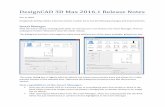 esign A 3 ax 2016.1 Release otes - TurboCAD via IMSI Design