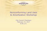 Nonconforming Land Uses & Amortization Workshop