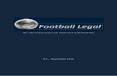 The international journal dedicated to football law
