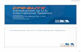 Introduction to U.S. International Taxation